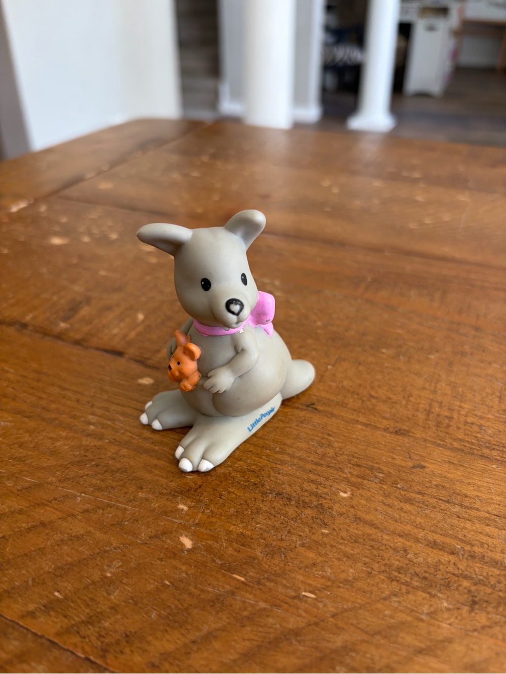 Fisher Price Little People kangaroo with baby as is